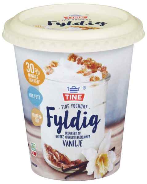 Bilde av Tine Yoghurt fyldig vanilje.