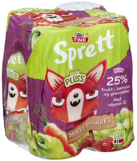Bilde av Tine Sprett pluss drikkeyoghurt. Bilde av Tine Sprett pluss drikkeyoghurt.