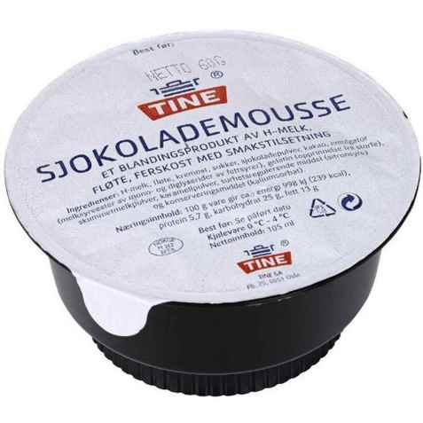 Bilde av Tine sjokolademousse. Bilde av Tine sjokolademousse.