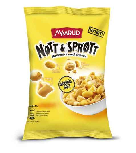 Bilde av Maarud nøtt og sprøtt original salt. Bilde av Maarud nøtt og sprøtt original salt.