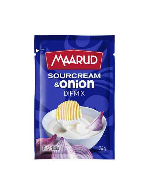 Bilde av Maarud Dipmix Sourcream og Onion. Bilde av Maarud Dipmix Sourcream og Onion.