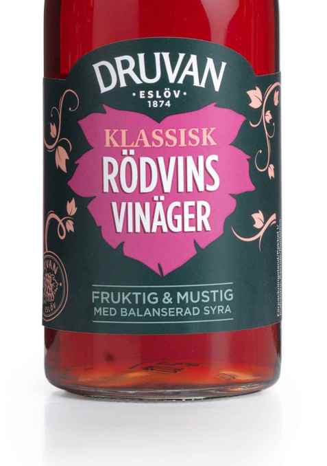 Bilde av Druvan rødvinseddik. Bilde av Druvan rødvinseddik.