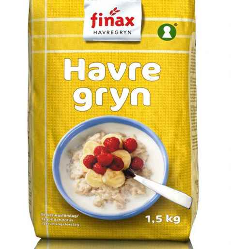 Bilde av Finax havregryn. Bilde av Finax havregryn.