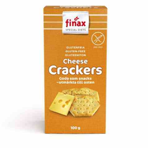 Bilde av Finax Glutenfria cheese crackers. Bilde av Finax Glutenfria cheese crackers.
