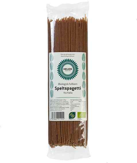 Bilde av Helios speltspaghetti fullkorn. Bilde av Helios speltspaghetti fullkorn.