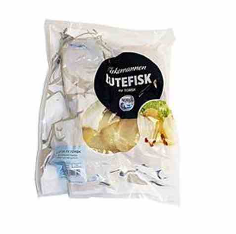 Bilde av Fiskemannen lutefisk av torsk. Bilde av Fiskemannen lutefisk av torsk.