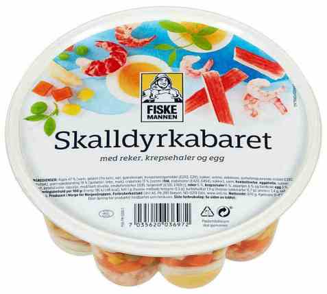 Bilde av Fiskemannen skalldyrkabaret. Bilde av Fiskemannen skalldyrkabaret.