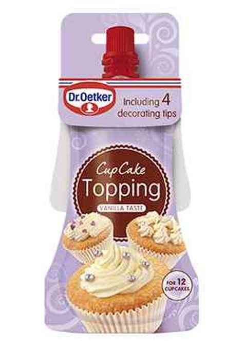 Bilde av DrOetker Cupcake Topping med vaniljesmak. Bilde av DrOetker Cupcake Topping med vaniljesmak.
