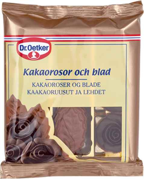 Bilde av DrOetker Kakaoroser. Bilde av DrOetker Kakaoroser.