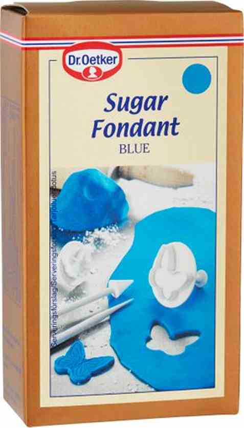Bilde av DrOetker Blå Sukkerfondant.