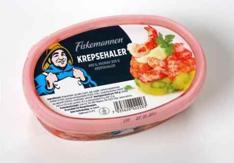 Bilde av Fiskemannen krepsehaler i lake. Bilde av Fiskemannen krepsehaler i lake.
