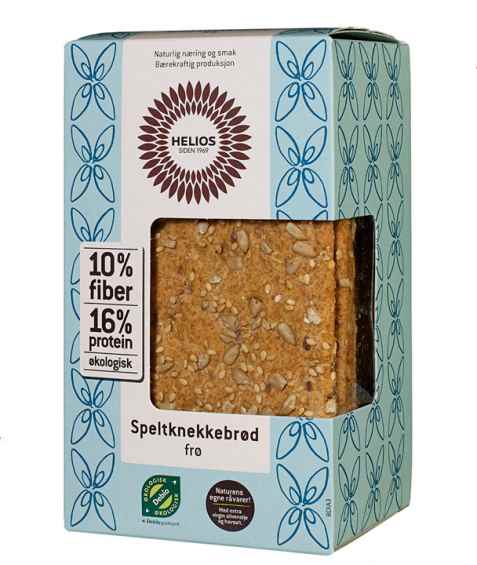Bilde av Helios Speltknekkebrød med frø.