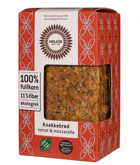 Bilde av Helios Knekkebrød tomat og mozzarella. Bilde av Helios Knekkebrød tomat og mozzarella.