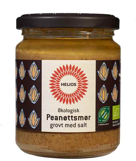 Bilde av Helios Peanøttsmør, grovt med salt.