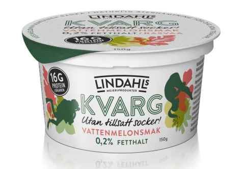 Bilde av Lindahls kvarg med vannmelonsmak. Bilde av Lindahls kvarg med vannmelonsmak.