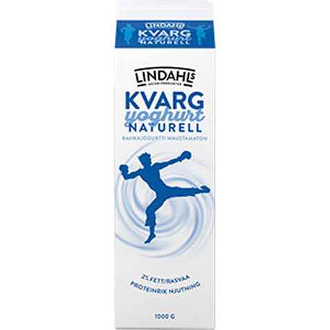 Bilde av Lindahls kvargyoghurt naturell. Bilde av Lindahls kvargyoghurt naturell.