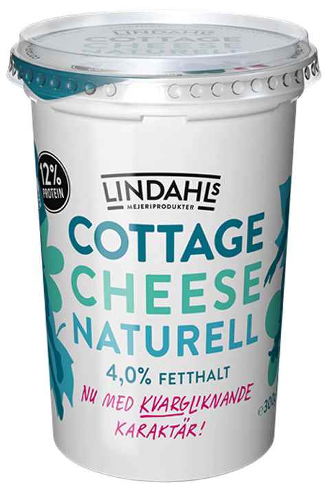 Bilde av Lindahls cottage cheese naturell med kvargliknande karakter. Bilde av Lindahls cottage cheese naturell med kvargliknande karakter.
