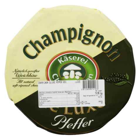 Bilde av Champignon brie med pepper. Bilde av Champignon brie med pepper.