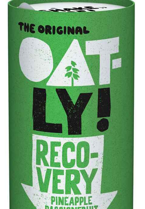 Bilde av Oatly recovery ananas, pasjonsfrukt og spirulina. Bilde av Oatly recovery ananas, pasjonsfrukt og spirulina.