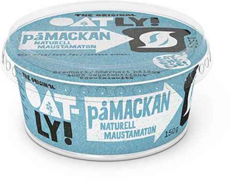Bilde av Oatly påmackan. Bilde av Oatly påmackan.
