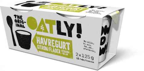 Bilde av Oatly dobbelgurt sitron og hyllebærblomst. Bilde av Oatly dobbelgurt sitron og hyllebærblomst.
