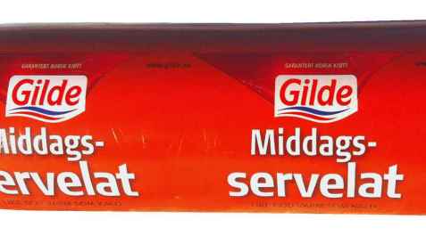 Bilde av Gilde middagsservelat. Bilde av Gilde middagsservelat.