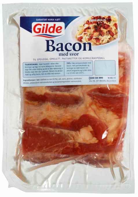Bilde av Gilde Bacon med svor stk økonomipakke. Bilde av Gilde Bacon med svor stk økonomipakke.