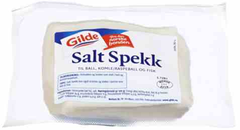 Bilde av Gilde svin spekk uten svor saltet. Bilde av Gilde svin spekk uten svor saltet.