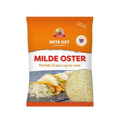 Bilde av Synnøve revet milde oster. Bilde av Synnøve revet milde oster.