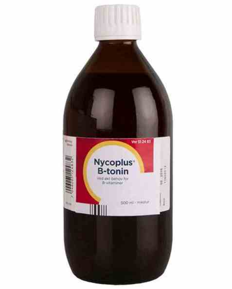 Bilde av Nycomed Nycoplus B-tonin mikstur 500ml. Bilde av Nycomed Nycoplus B-tonin mikstur 500ml.