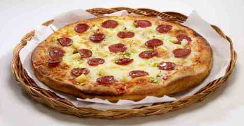 Bilde av Isbilen pepperoni pizza.