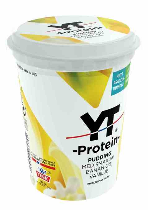 Bilde av Tine YT Proteinpudding Banan og vanilje. Bilde av Tine YT Proteinpudding Banan og vanilje.