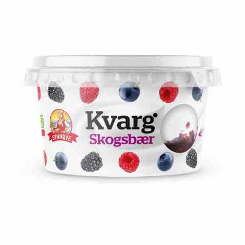 Bilde av Synnøve kvarg Skogsbær. Bilde av Synnøve kvarg Skogsbær.
