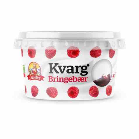 Bilde av Synnøve kvarg Bringebær. Bilde av Synnøve kvarg Bringebær.
