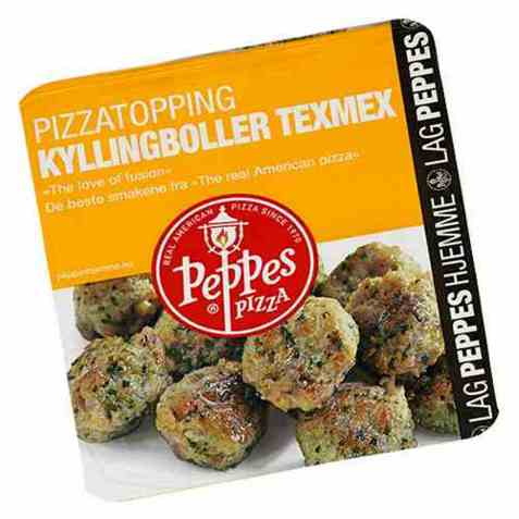 Bilde av Peppes Kyllingboller Texmex. Bilde av Peppes Kyllingboller Texmex.