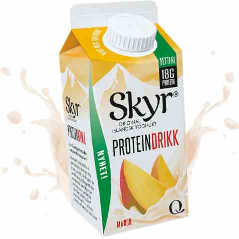 Bilde av Q skyr proteindrikk mango. Bilde av Q skyr proteindrikk mango.