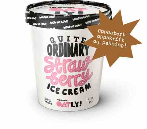 Bilde av Oatly jordbæris. Bilde av Oatly jordbæris.