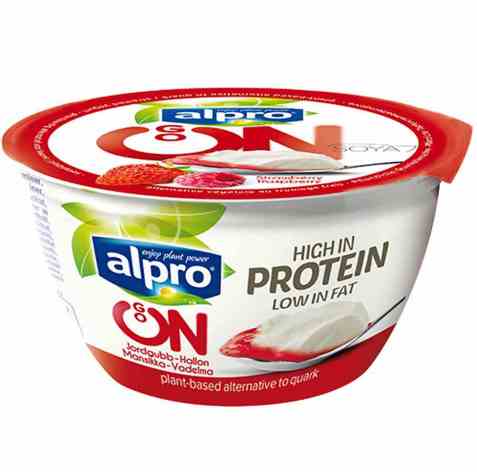 Bilde av Alpro Go On Jordbær Bringebær. Bilde av Alpro Go On Jordbær Bringebær.
