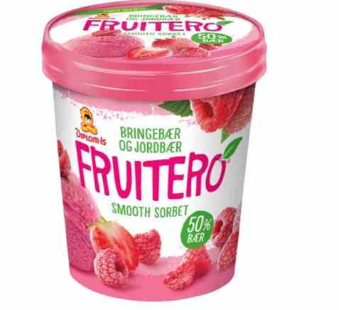 Bilde av Diplom-is fruitero bringebær og jordbær 0,5 l. Bilde av Diplom-is fruitero bringebær og jordbær 0,5 l.