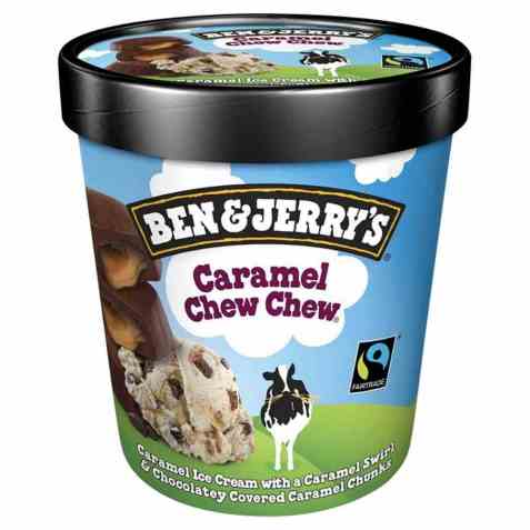Bilde av Ben and Jerry Caramel Chew Chew. Bilde av Ben and Jerry Caramel Chew Chew.