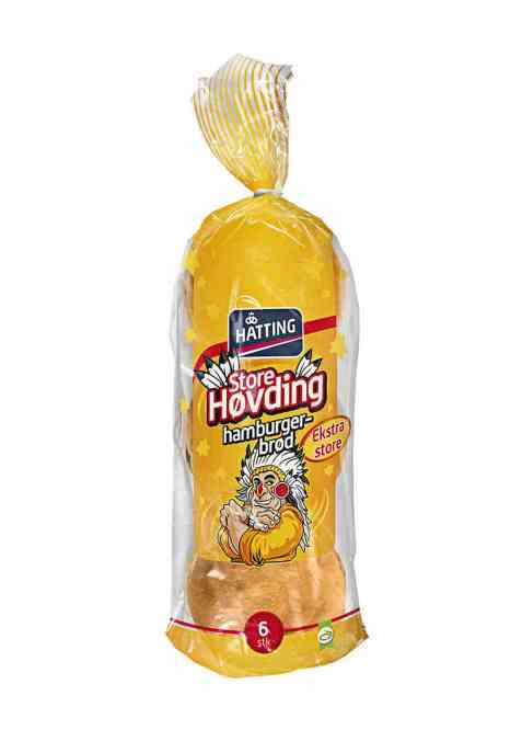 Bilde av Hatting Høvding fine hamburgerbrød. Bilde av Hatting Høvding fine hamburgerbrød.