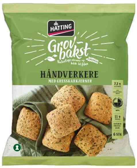 Bilde av Hatting Håndverker med gresskarkjerner.
