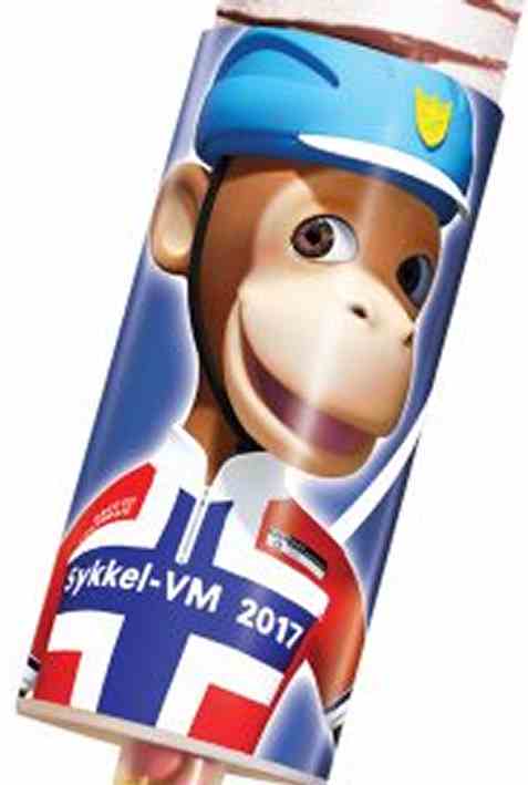 Bilde av Isbilen apa VM-is. Bilde av Isbilen apa VM-is.