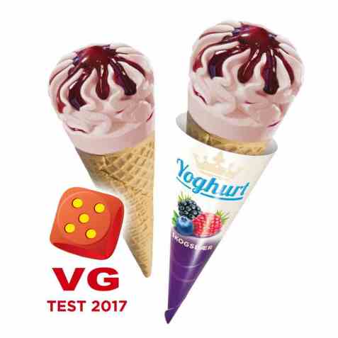 Bilde av Isbilen Kroneis yoghurt Skogsbær. Bilde av Isbilen Kroneis yoghurt Skogsbær.