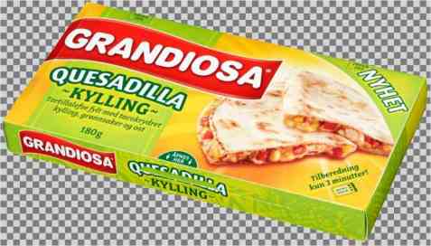 Bilde av Grandiosa Quesadilla kylling. Bilde av Grandiosa Quesadilla kylling.