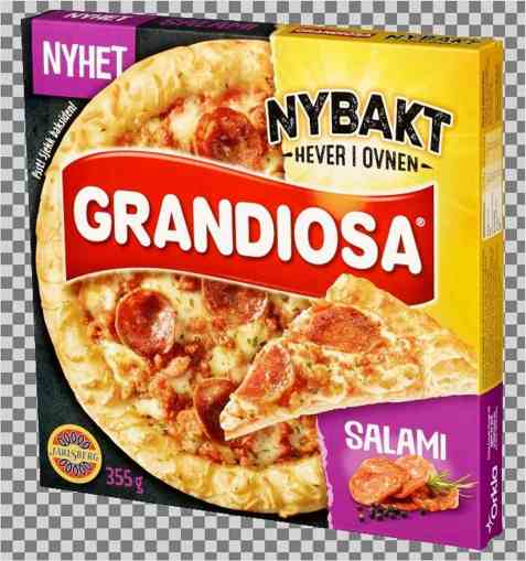 Bilde av Grandiosa Nybakt Salami.