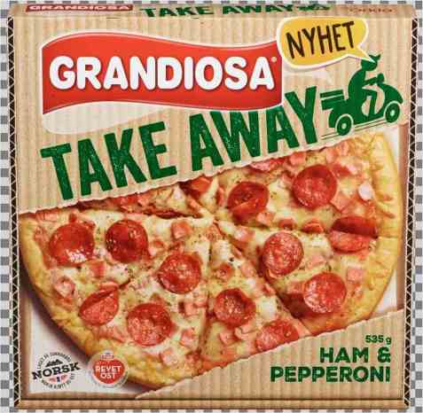 Bilde av Grandiosa take away Ham & Pepperoni. Bilde av Grandiosa take away Ham & Pepperoni.