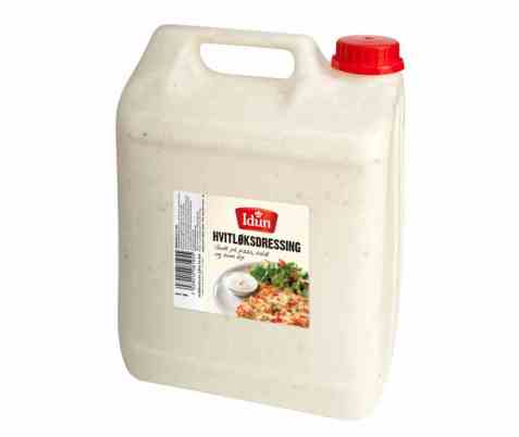 Bilde av Idun hvitløkdressing 5 l. Bilde av Idun hvitløkdressing 5 l.