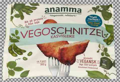 Bilde av Anamma Vegoschnitzel. Bilde av Anamma Vegoschnitzel.