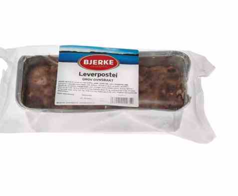 Bilde av Bjerke Grov leverpostei 400g. Bilde av Bjerke Grov leverpostei 400g.